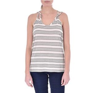 Poof tan striped tank top